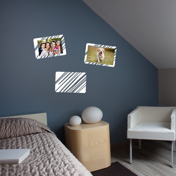 Exemple de stickers muraux: Cadre crayonn